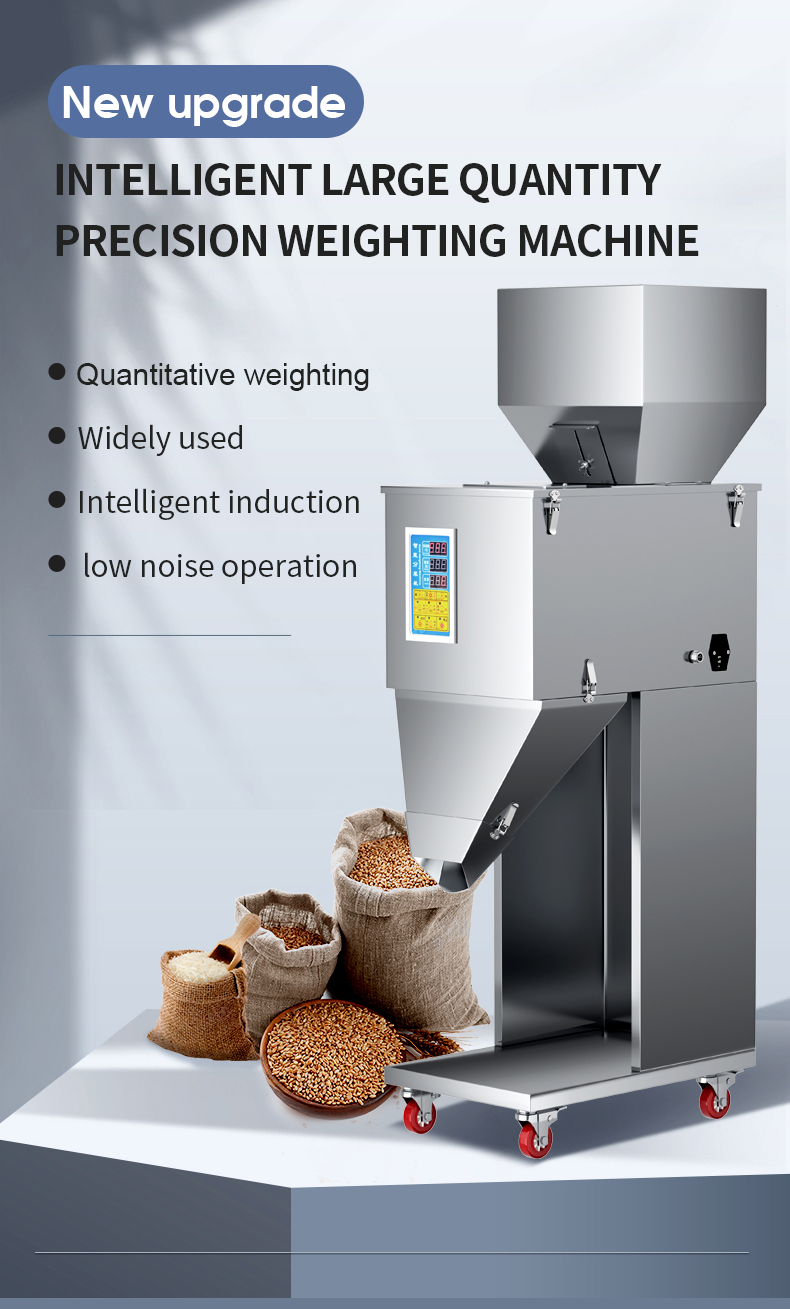 auto quantitative weighing powder filling machine grain chili